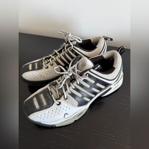 HEAD CXG Tennis Shoes Men 10.5 White Black Athletic Court Sneakers